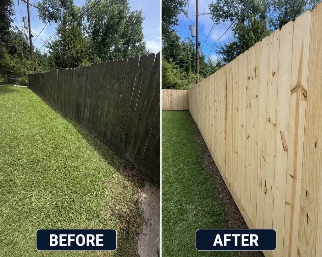 Fence installation and repair contractor in Monroe Louisiana