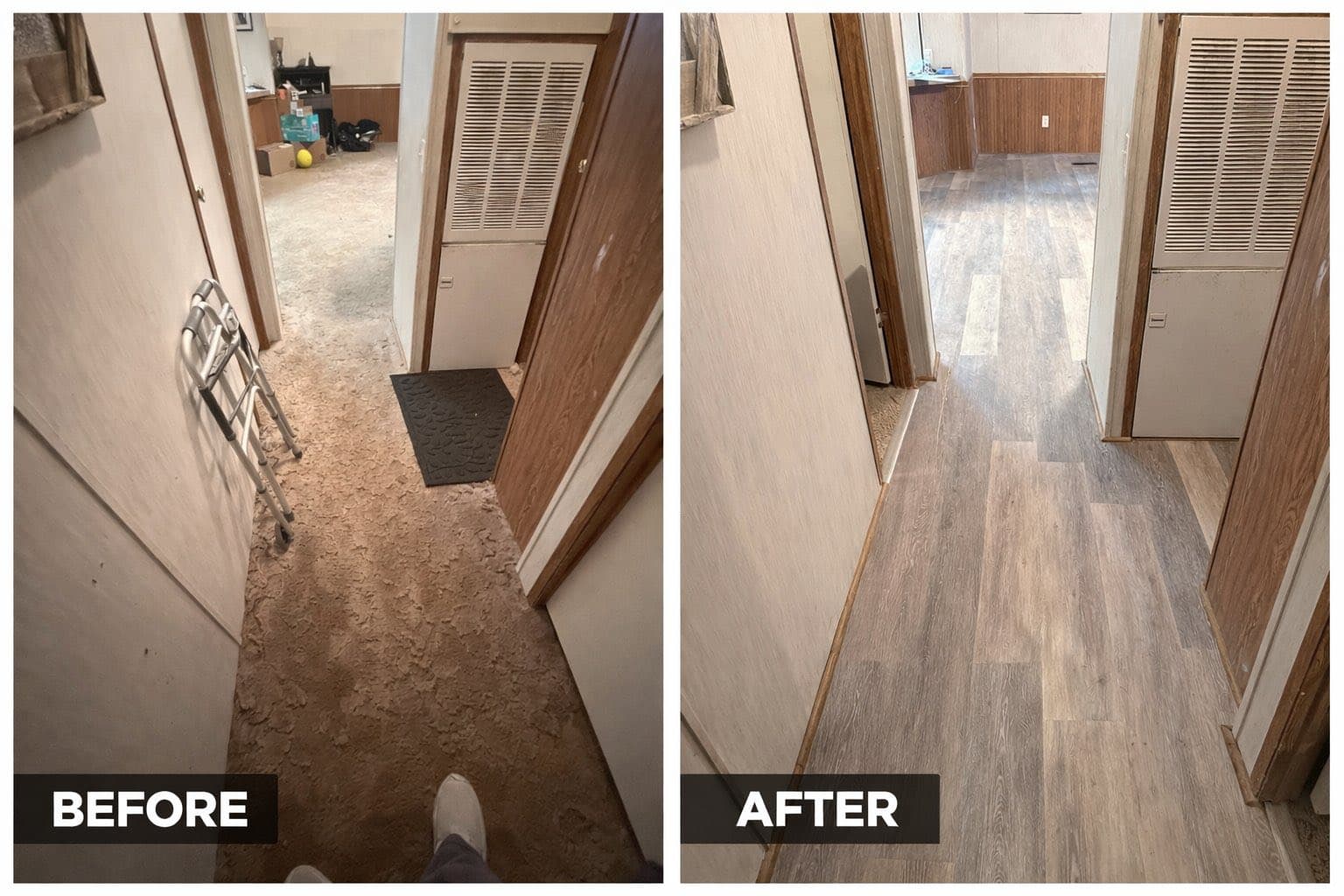 Residential flooring turnover — Rayville, LA — Unit turnover and apartment turnover contractor in Monroe Louisiana